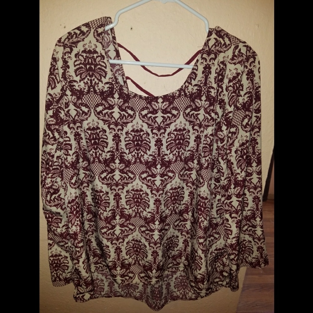 Maroon Blouse